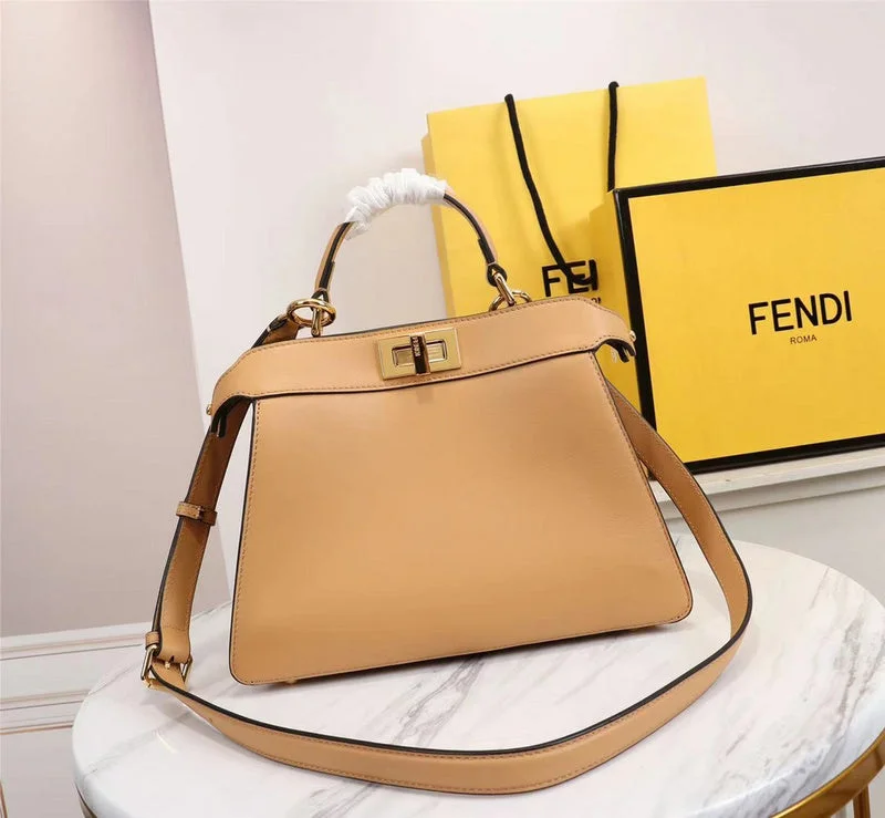 Fendi crossbody bags with a faux fur trim for a warm and stylish winter accessoryWF - Fendi Bags - 195