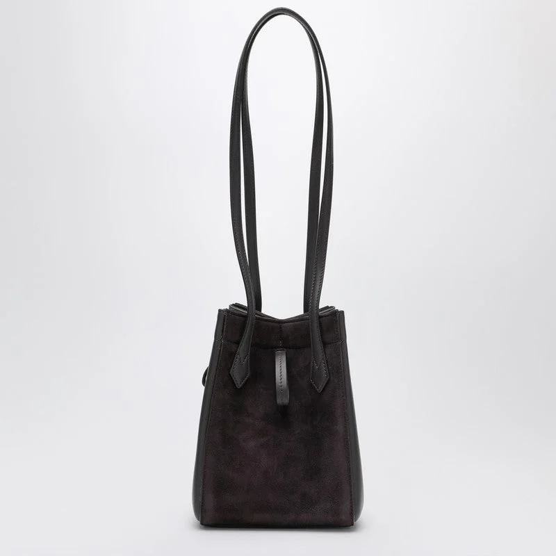 Fendi tote bags with a spacious interior and multiple pockets for daily essentialsFendi Origami Mini Bag In Purple Suede Women