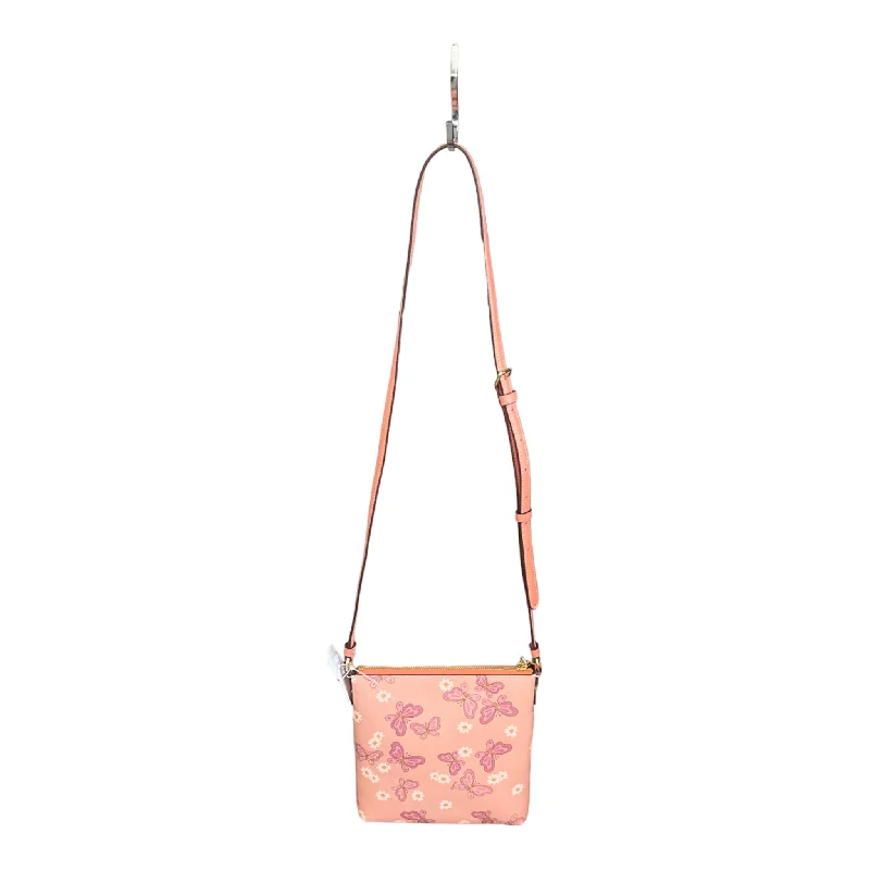 Ladies Coach Rogue bags with a star - shaped charm for a playful touchCrossbody Designer By Coach  Size: Small