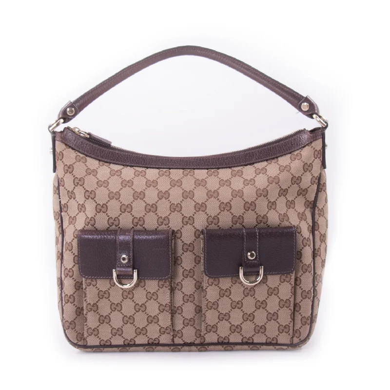 Women Gucci Sylvie bags with a crystal - embellished web stripeWomen Gucci Sylvie bags with a crystal - embellished web stripeGucci D-Ring Supreme Hobo Bag