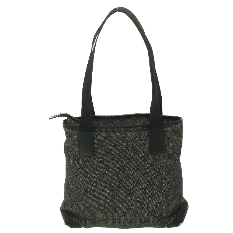 Ladies Gucci shoulder bags with a wide - width strapLadies Gucci shoulder bags with a wide - width strapGUCCI GG Canvas Tote Bag Black 28893  ar8950