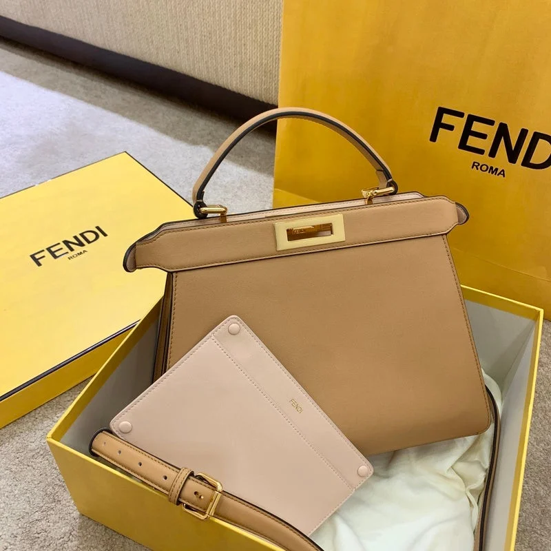 Fendi handbags with a perforated leather detail for a breathable and unique designBC - FENDI BAGS - 190