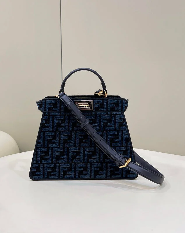 Ladies Fendi Peekaboo bags with a hand - carved leather detail for a unique and artisanal touchWF - Fendi Bags - 226