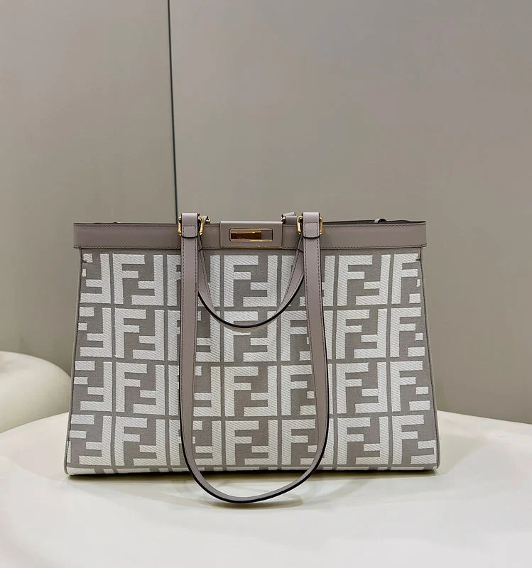 Ladies Fendi Peekaboo bags with a hand - stitched leather handle for artisanal charmWF - Fendi Bags - 235