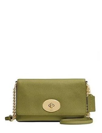 Coach bags with a detachable mirror inside for quick touch - upsCoach Crosstown Crossbody In Polished Pebble Leather