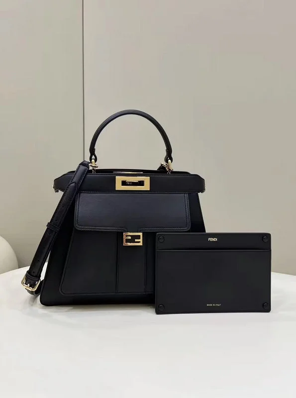 Ladies Fendi Peekaboo bags with gold - toned hardware for a touch of luxuryWF - Fendi Bags - 229