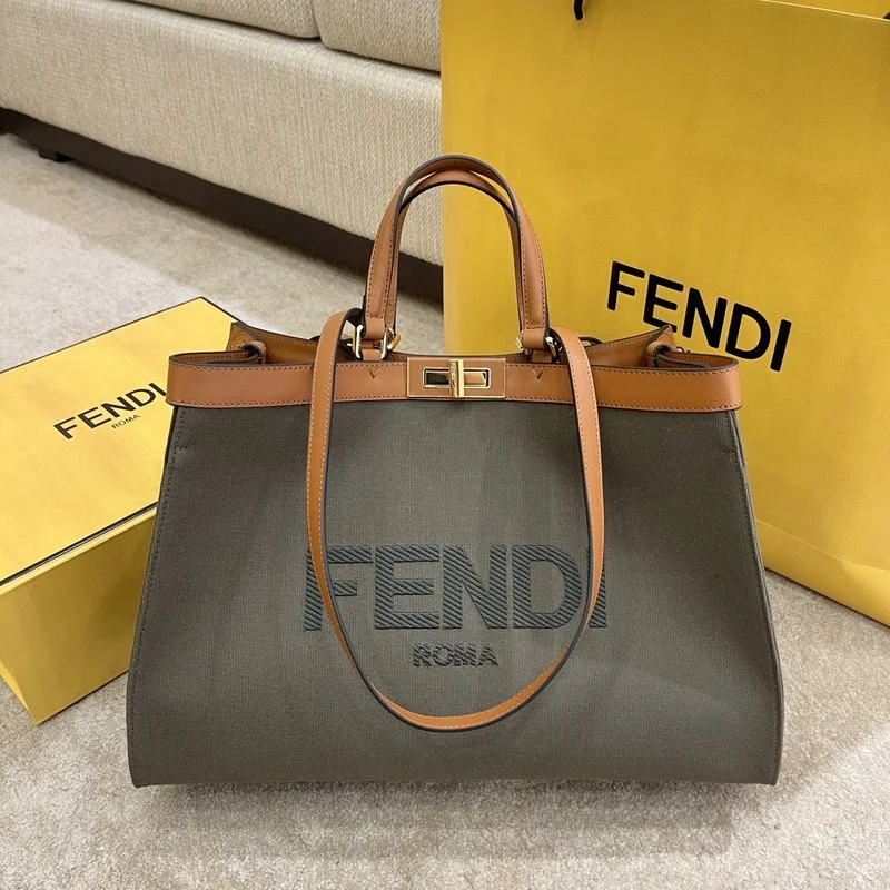 Ladies Fendi Sunshine Shopper bags in a pastel shade like mint for a soft and delicate appearanceWF - Fendi Bags - 230