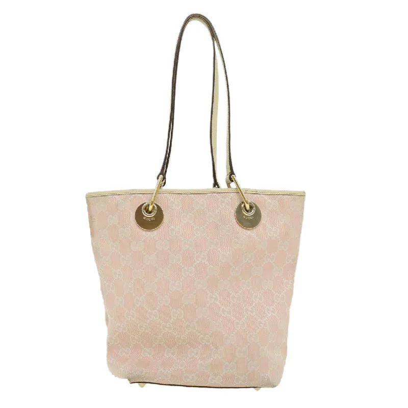 Ladies Gucci shoulder bags with a single - handle designLadies Gucci shoulder bags with a single - handle designGUCCI GG Canvas Tote Bag Pink  am2713g