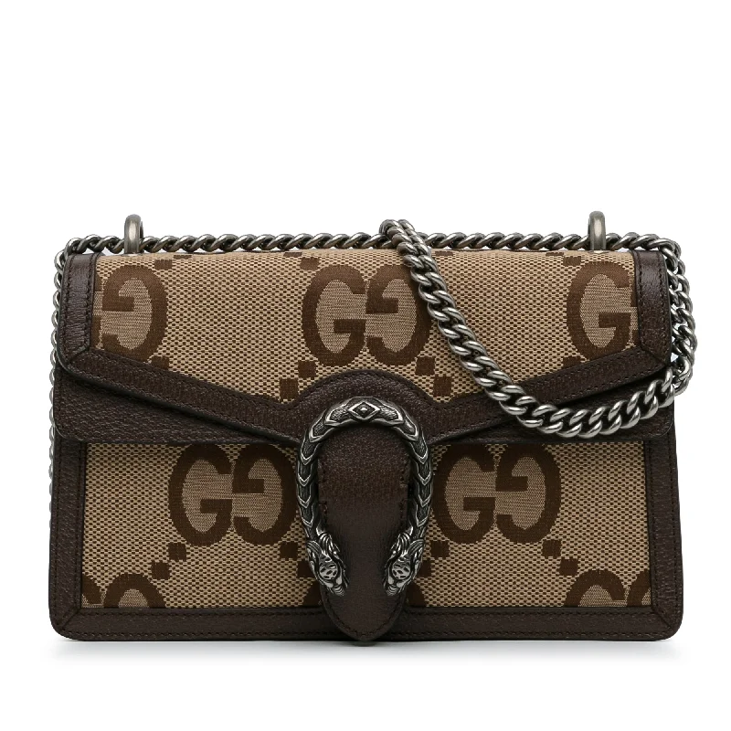 Gucci handbags for women with a metal - framed claspGucci handbags for women with a metal - framed claspGucci Dionysus Small Brown Jumbo GG Canvas