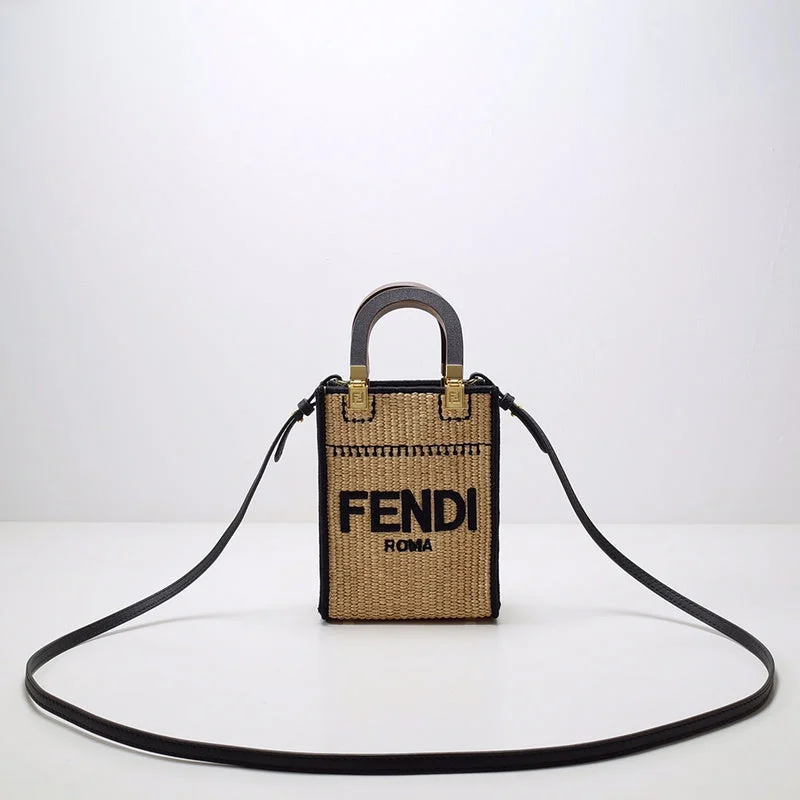 Fendi crossbody bags with a faux fur trim for a warm and stylish winter accessoryWF - Fendi Bags - 222