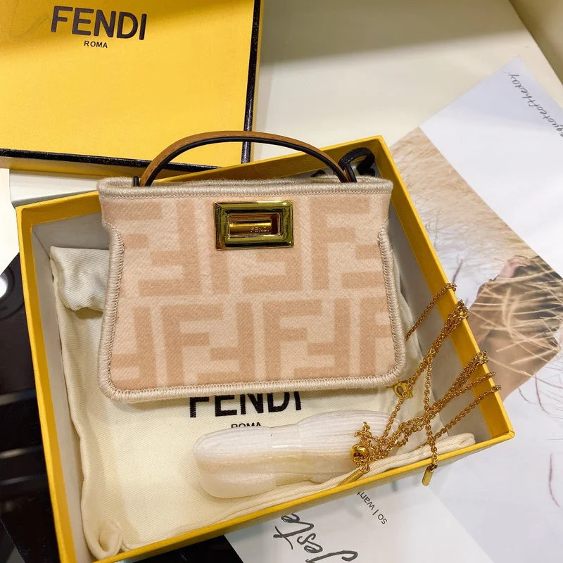 Fendi bags with a zippered interior pocket for separating items and keeping them organizedBC - FENDI BAGS - 186