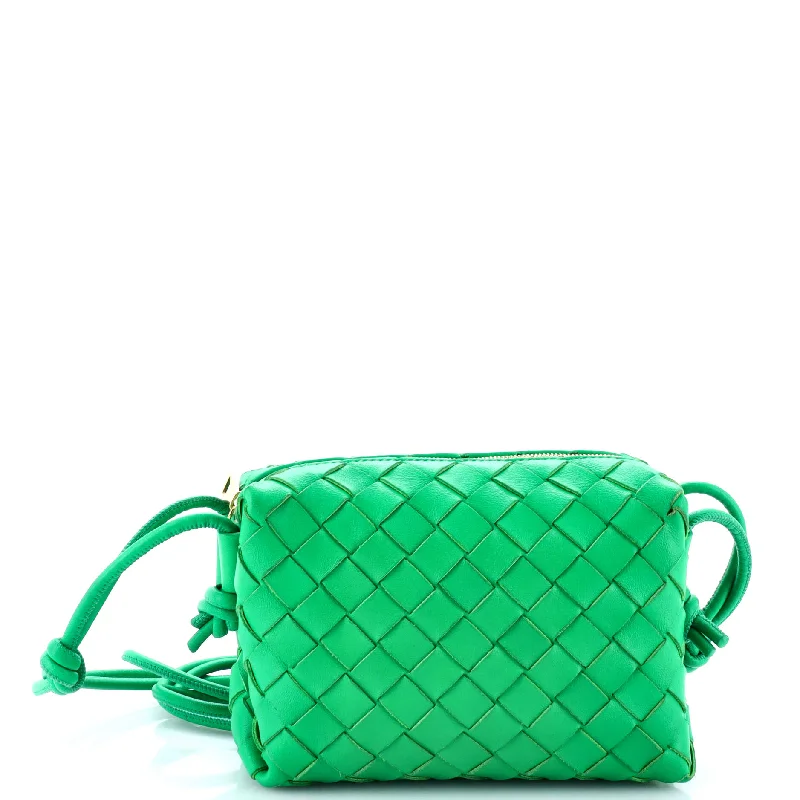 Balenciaga City bag with studded trim along the edgesLoop Crossbody Bag Intrecciato Nappa Mini