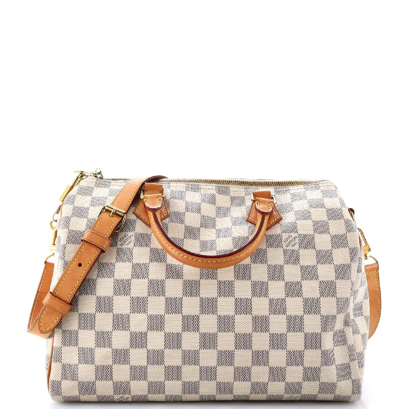 Balenciaga Speed medium size with detachable pouch insideSpeedy Bandouliere Bag Damier 30