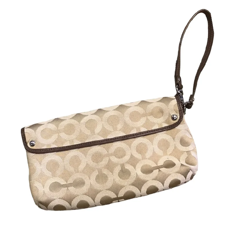 Coach Dempsey bags with a leather - wrapped drawstring for a luxurious feelWristlet By Coach  Size: Medium