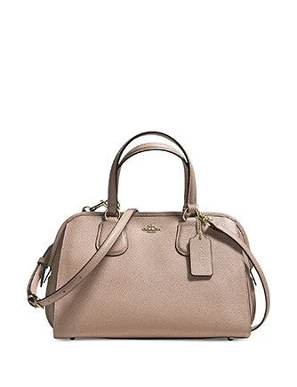 Coach handbags with a metal - framed clasp for durability and styleCoach Nolita Satchel In Crossgrain Leather