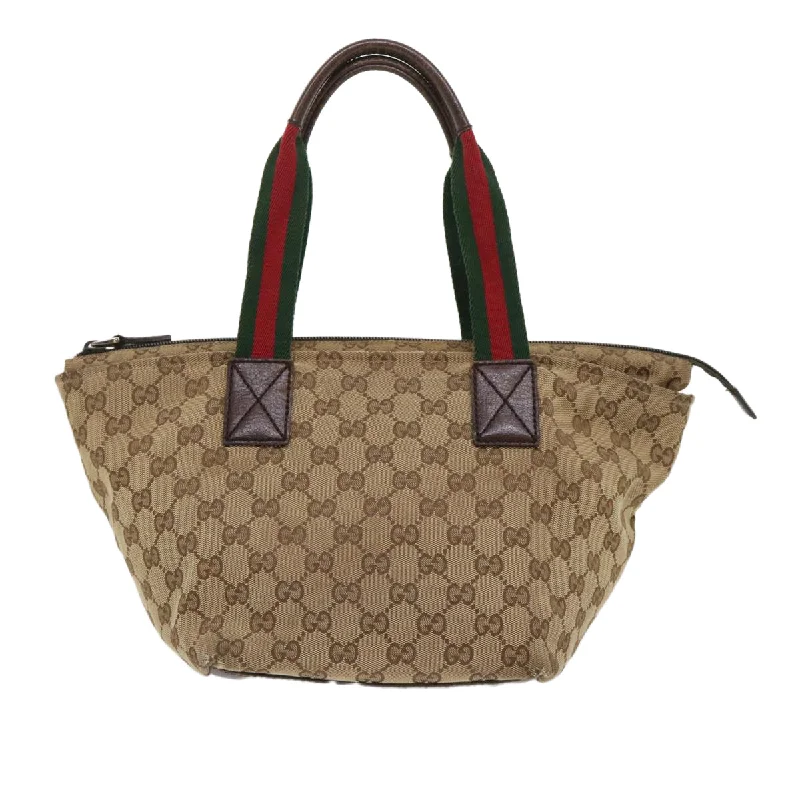 Small - sized Women Gucci shoulder bags for evening outingsSmall - sized Women Gucci shoulder bags for evening outingsGUCCI GG Canvas Web Sherry Line Tote Bag Beige Red Green 131228  ac2026