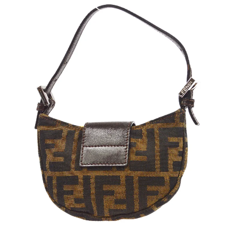 Fendi Sunshine Shopper bags with a structured silhouette and a magnetic - snap closureFendi 1990s Zucca Handbag Micro