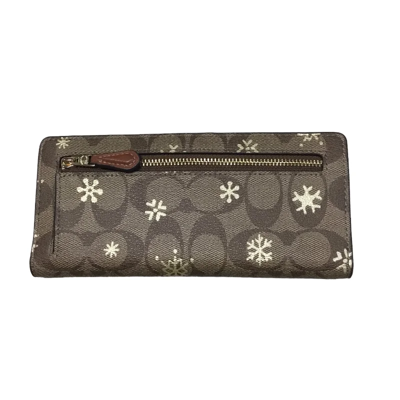 Coach crossbody bags with a printed floral pattern for a feminine touchWallet Designer By Coach  Size: Medium