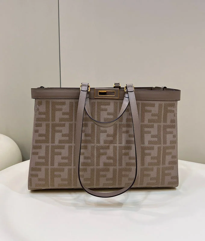 Fendi bags with a zip - top closure and a front - pocket for quick access to keys and cardsWF - Fendi Bags - 228