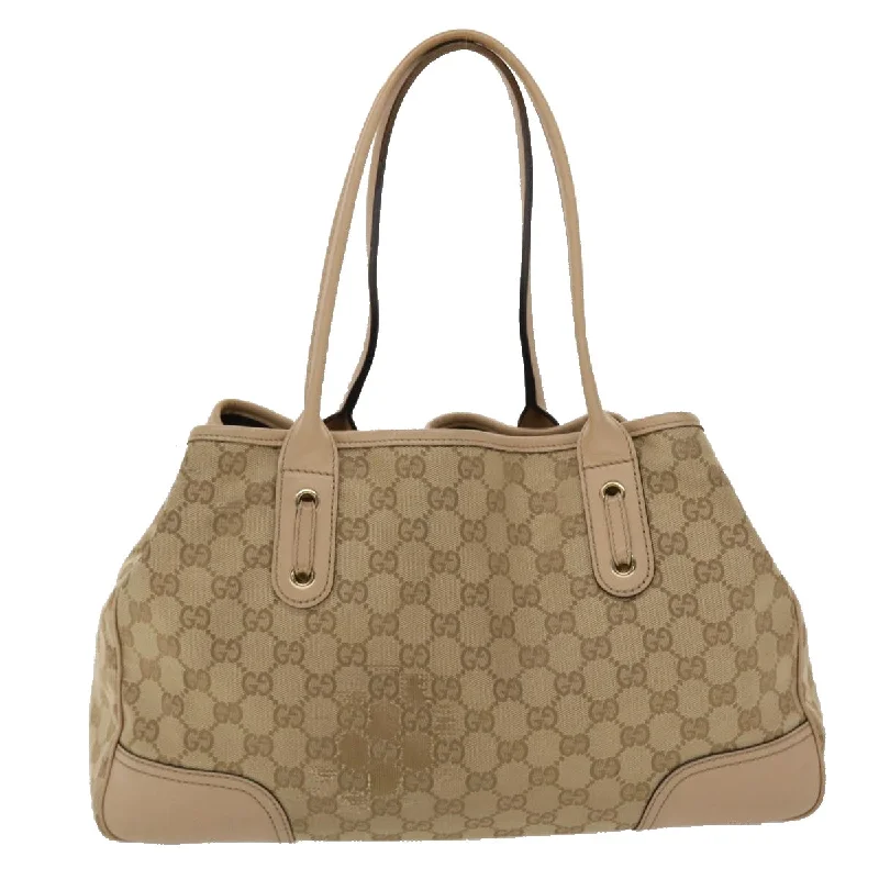 Gucci handbags for women with a back - zip pocketGucci handbags for women with a back - zip pocketGUCCI GG Canvas Tote Bag Leather Beige 163805  am4729