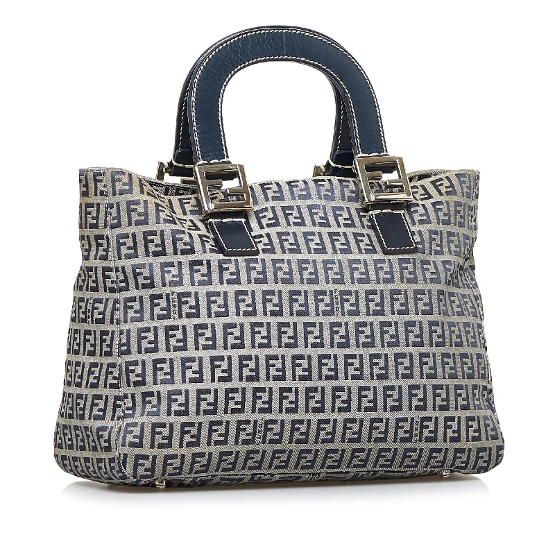 Fendi tote bags with a reinforced bottom for increased durabilityFendi Zucchino Tote Bag (SHG-GWpfkv)