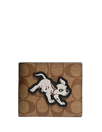 Coach handbags with a perforated leather detail for a breathable and unique designCoach Disney X 3 in 1 Wallet in Signature Canvas With Dalmatian