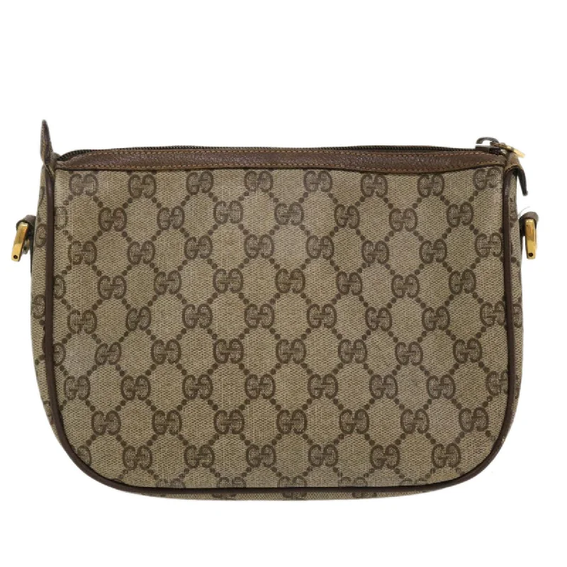 Ladies Gucci shoulder bags with a wide - width strapLadies Gucci shoulder bags with a wide - width strapGUCCI Web Sherry Line Shoulder Bag PVC Leather Beige Green Red  36081