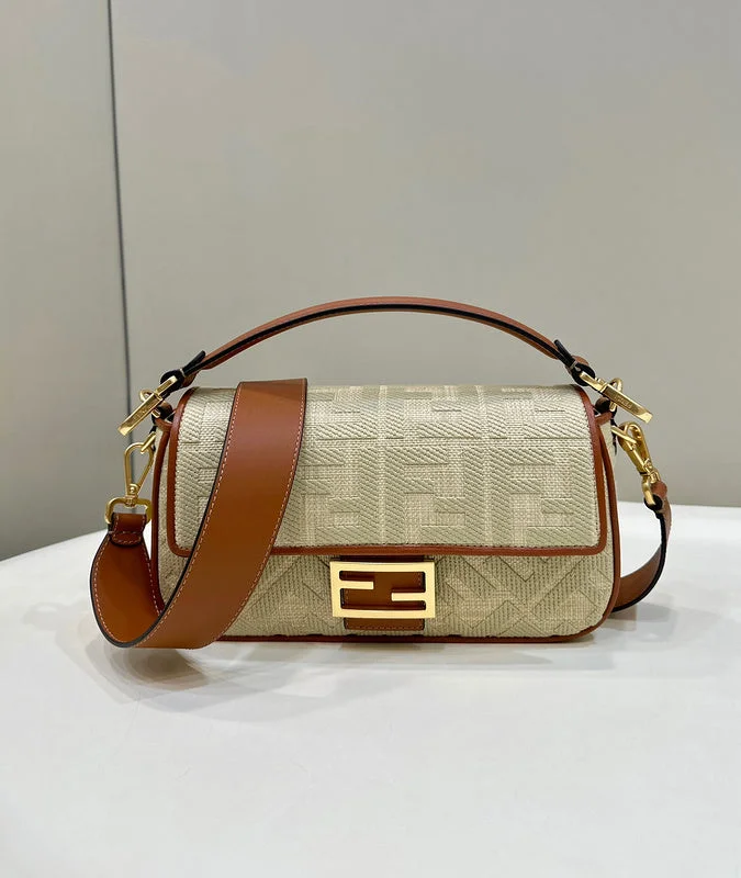 Ladies Fendi Sunshine Shopper bags in a pastel shade like mint for a soft and delicate appearanceWF - Fendi Bags - 217