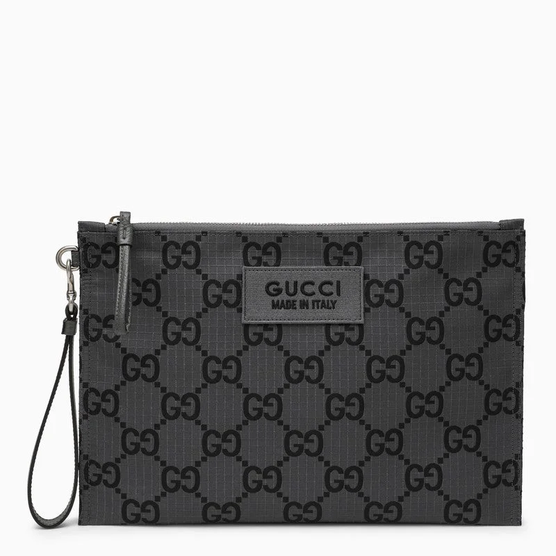 Gucci Marmont bags for women with quilted leather exteriorsGucci Marmont bags for women with quilted leather exteriorsGucci Dark Grey And Black Pouch With Gg Motif Men