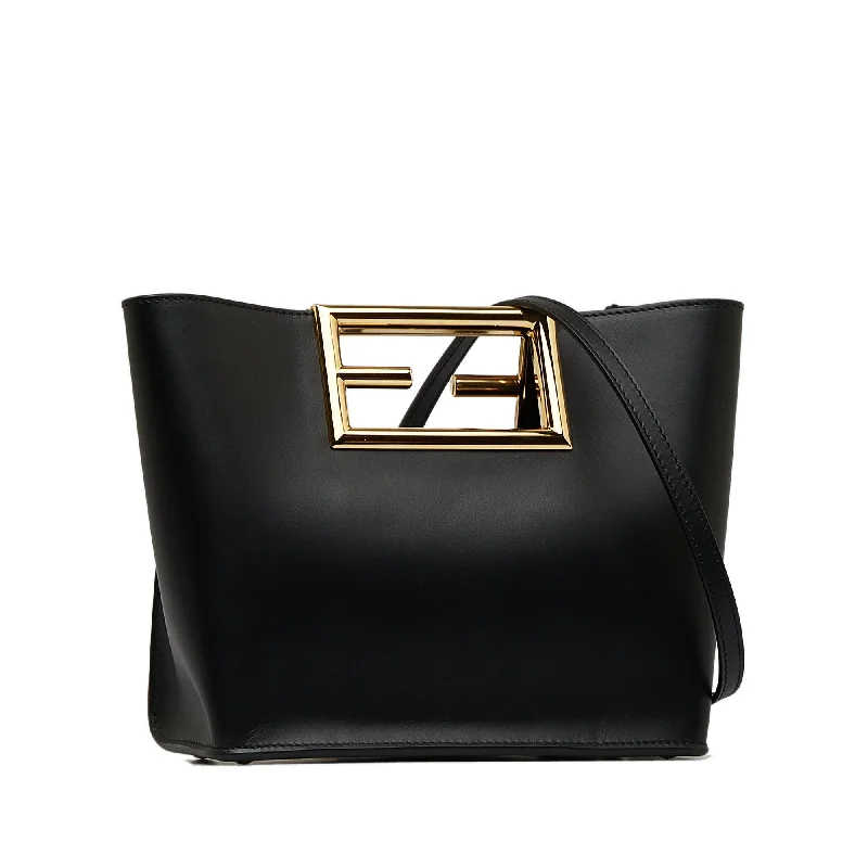 Fendi handbags with a holographic FF logo for a futuristic and trendy lookFendi Small Way Tote (SHG-zd292A)