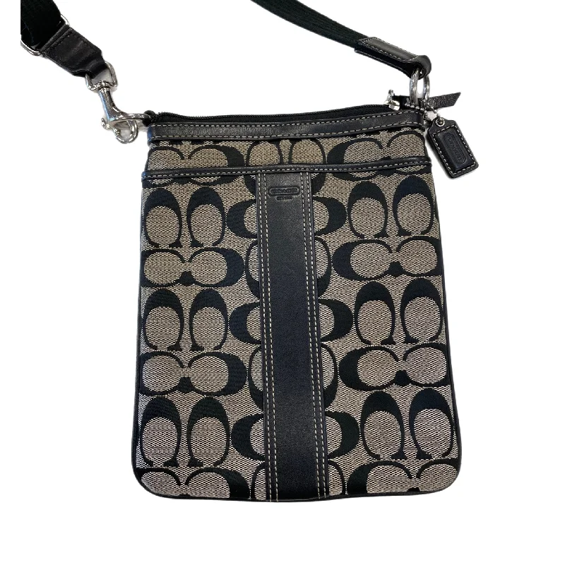 Coach tote bags with a snap - button closure and a decorative charm for styleCrossbody Designer By Coach  Size: Small