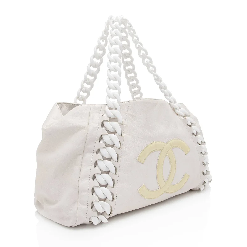 Chanel Limited Edition Handbag for CollectorsChanel Calfskin Modern Chain CC Large Tote (ovDAqu)