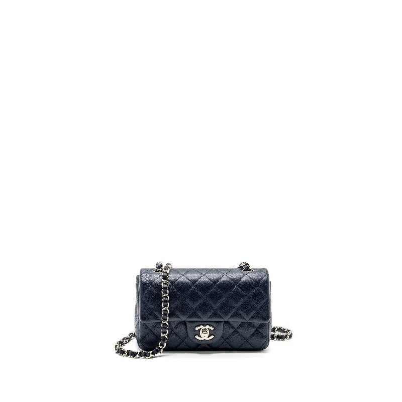 Chanel Vintage Inspired Handbag for Retro LoversChanel Classic Mini Rectangular Flap Bag Caviar Navy SHW