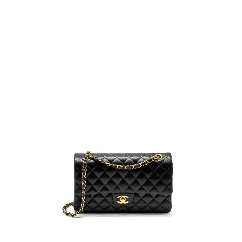 Chanel Small Crossbody Bag for TravelChanel Medium Classic Double Flap Bag Lambskin Black GHW (microchip)