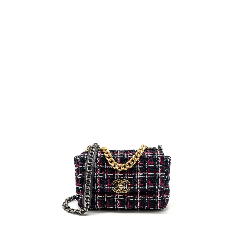 Chanel Limited Edition Handbag for CollectorsChanel Small 19 Bag Tweed Multicolour with Multicolour Hardware