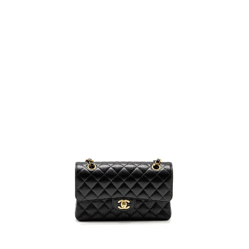 Chanel Small Crossbody Bag for TravelChanel Small Classic Double FLAP BAG Caviar Black GHW (Microchip)