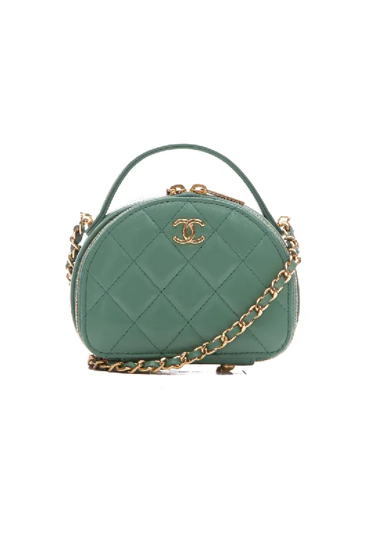 Chanel Designer Handbag with Unique DesignDome Vanity Case Bag