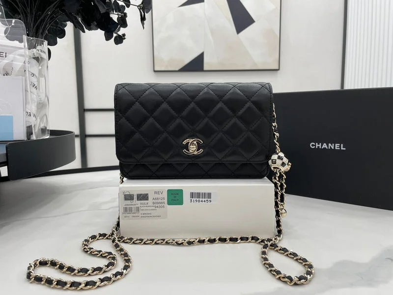 Chanel Quilted Leather Shoulder Bag for FashionistasWF - Chanel Bags - 083