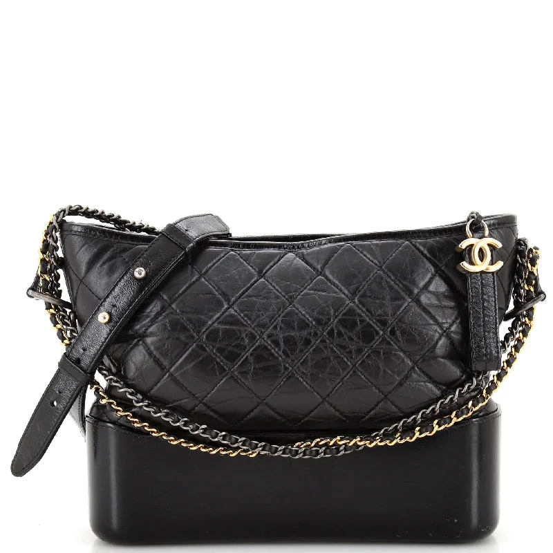 Gabrielle Hobo Quilted Aged Calfskin Medium