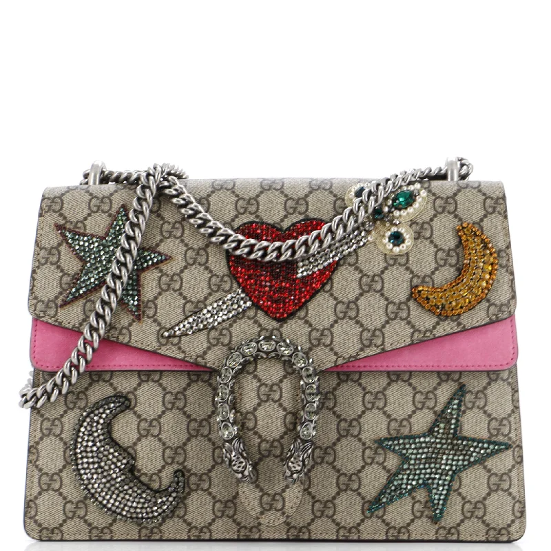 Dionysus Bag Embellished GG Coated Canvas Medium