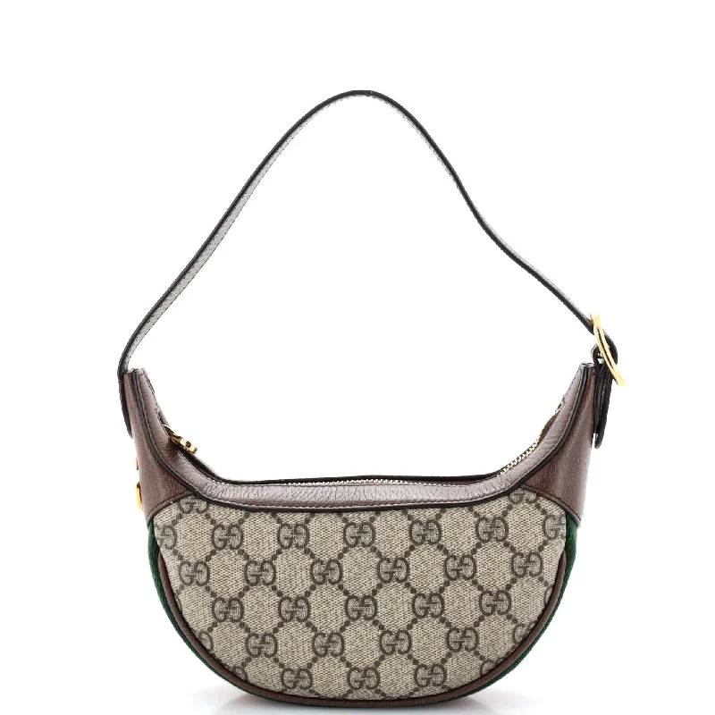 Ophidia Zip Hobo GG Coated Canvas Mini