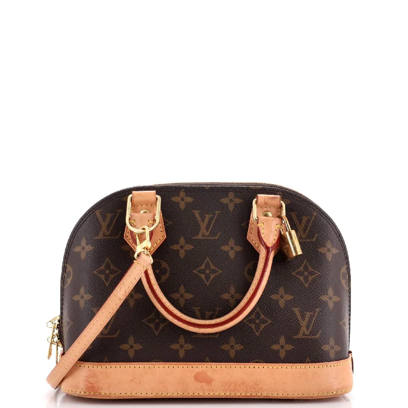 Alma Handbag Monogram Canvas BB