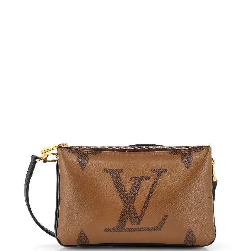 Double Zip Pochette Reverse Monogram Giant