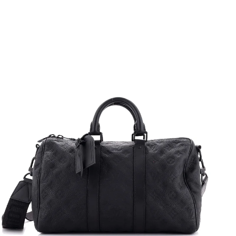 Keepall Bandouliere Bag Monogram Taurillon Leather 35