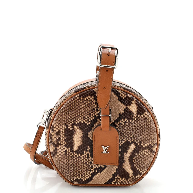 Petite Boite Chapeau Bag Leather and Python